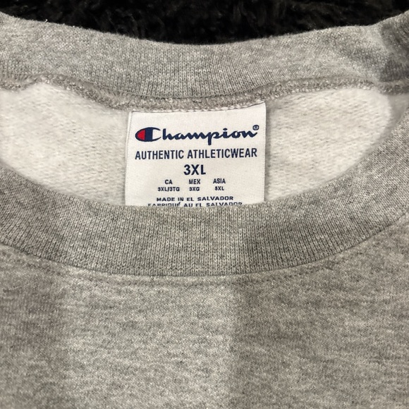 Champion Gray Montclair State Alumni Crewneck Sweater - Picture 2 of 3